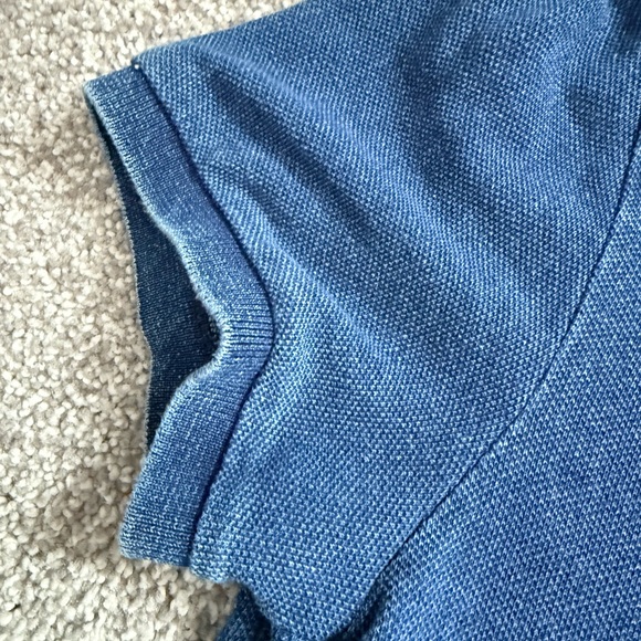 Ralph Lauren Women's Blue Polo with Red Logo - Picture 5 of 8